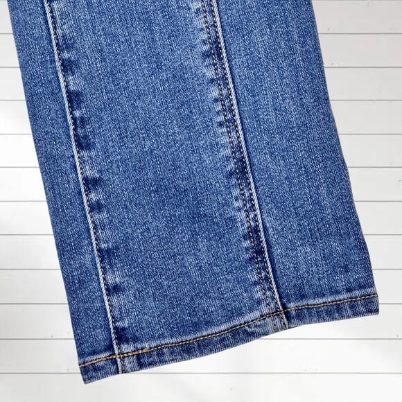 Veronica Beard Carly Kick Flare High Rise Pintuck Jeans PUTNAM Wash Blue 27 / 4 - Picture 3 of 10